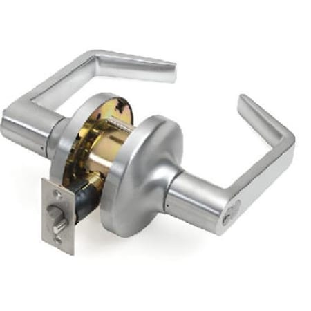 Tell Tell Manufacturing CL100011 10 x 4 in. Brushed Chrome Finish Entry Lever Lock 208843